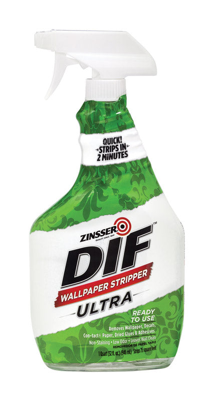 Zinsser DIF Liquid Wallpaper Stripper 32 oz, Pack of 6