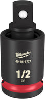 Milwaukee 49-66-6727 Socket Universal Joint, 1/2 in Drive, Impact Drive, 1/2 in Output Drive, Female Output Drive