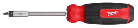 Milwaukee 48-22-2901 27-in-1 Multi-Bit Screwdriver, 1/4 in Drive, 9.11 in OAL, Plastic Handle, Ergonomic Handle