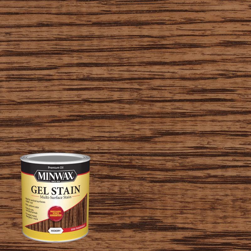 Minwax Gel Stain Semi-Transparent Hickory Oil-Based Gel Stain 1 qt