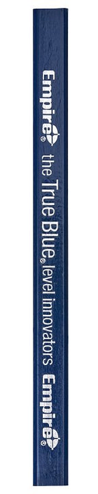 Empire 87BLK Carpenter Pencil, Medium Tip, Black, 176 mm L, Wood Barrel, Blue Barrel