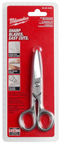 Milwaukee 48-22-4048 Electrical Scissors, 2-1/4 in OAL, Steel Blade, Round Handle