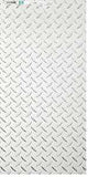 National Hardware 4220BC Series N316-349 Tread Plate, 12 in W, 24 in L, Diamond Tread, Aluminum, Polished, Pack of 2