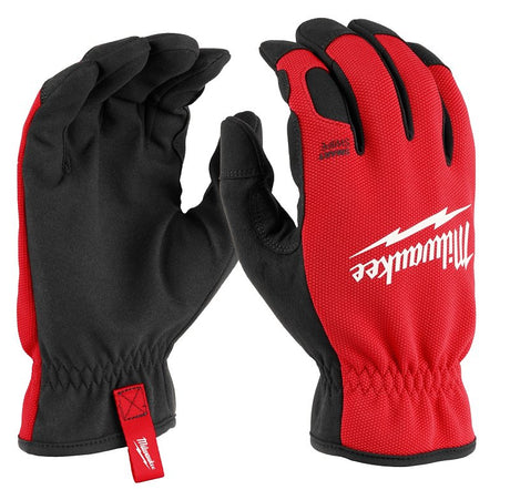 Milwaukee 48-22-8711 Slip-On Work Gloves, M, 248 mm L, Reinforced, Terry Cloth Thumb, Elastic Cuff