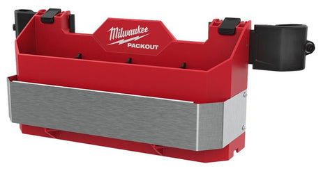 Milwaukee PACKOUT 48-22-8602 Tool Box Caddy Attachment, 4-Compartment, Polypropylene, Black/Red
