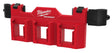Milwaukee PACKOUT 48-22-8603 Tool Box Battery Rack Attachment, 3-Compartment, ABS/Polycarbonate, Black/Red
