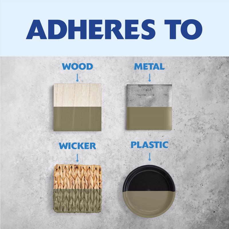 Rust-Oleum Painter's Touch 2X Ultra Cover Satin Oregano Paint+Primer Spray Paint 12 oz