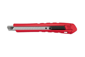 Milwaukee 48-22-1963 Snap-Off Knife, 9 mm W Blade, Microcarbide Blade, Overmold Handle, Red Handle