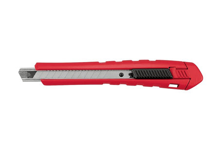 Milwaukee 48-22-1963 Snap-Off Knife, 9 mm W Blade, Microcarbide Blade, Overmold Handle, Red Handle