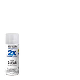Rust-Oleum Painter's Touch 2X Ultra Cover Matte Clear Paint+Primer Spray Paint 12 oz, Pack of 6