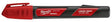 Milwaukee INKZALL Series 48-22-3741 Liquid Paint Marker, Black/Red, 6.09 in L, Plastic Barrel
