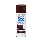 Rust-Oleum Painter's Touch 2X Ultra Cover Gloss Kona Brown Paint+Primer Spray Paint 12 oz, Pack of 6
