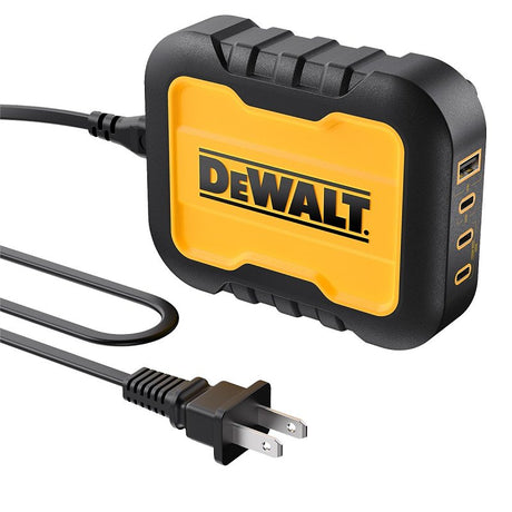 DEWALT 131 1328 DW2 4-Port PD USB Charging Station, 120 V, Includes: 6 ft Smart Power Cord, Pack of 2