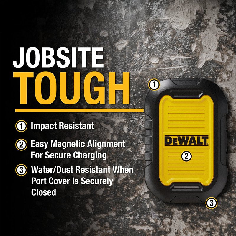 DEWALT DXMA2151801 Magnetic Power Bank, 5000 mAh, Pack of 2