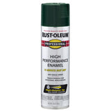 Rust-Oleum Professional Gloss Hunter Green Spray Paint 15 oz, Pack of 6