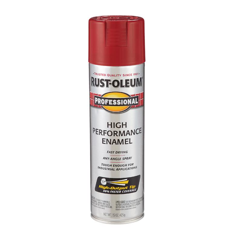 Rust-Oleum Professional Regal Red Spray Paint 15 oz, Pack of 6