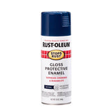 Rust-Oleum 7723830 Rust Preventative Spray Paint, Gloss, Navy Blue, 12 oz, Can