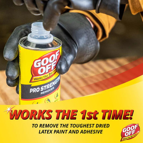Goof Off Pro Strength All Purpose Remover 1 pt, Pack of 6