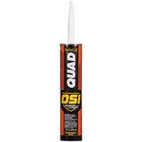 OSI QUAD Matte Clear Elastomeric Sealant 10 oz, Pack of 12