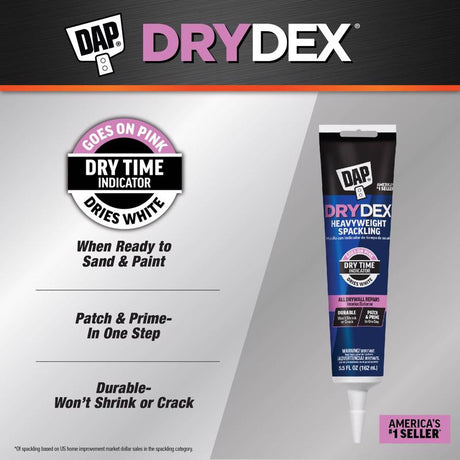 DAP DryDex Ready to Use White Spackling Compound 5.5 oz