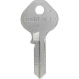 HILLMAN Padlock Universal Key Blank Single, Pack of 10