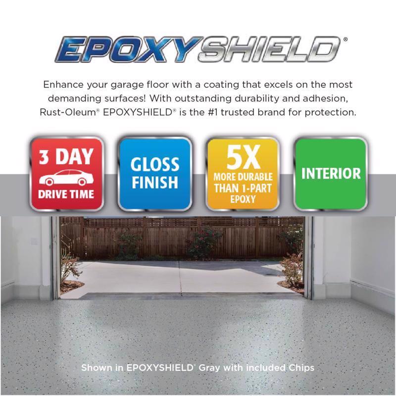 Rust-Oleum Tan Garage Floor Coating Kit 1 gal, Pack of 2