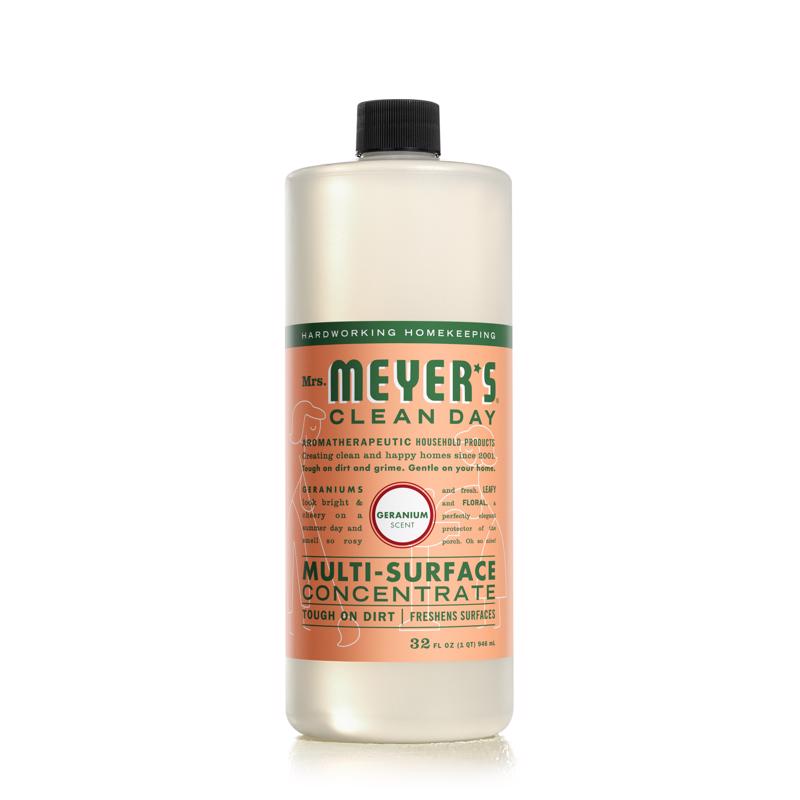 Mrs. Meyer's Clean Day Geranium Scent Concentrated Multi-Surface Cleaner Liquid 32 oz