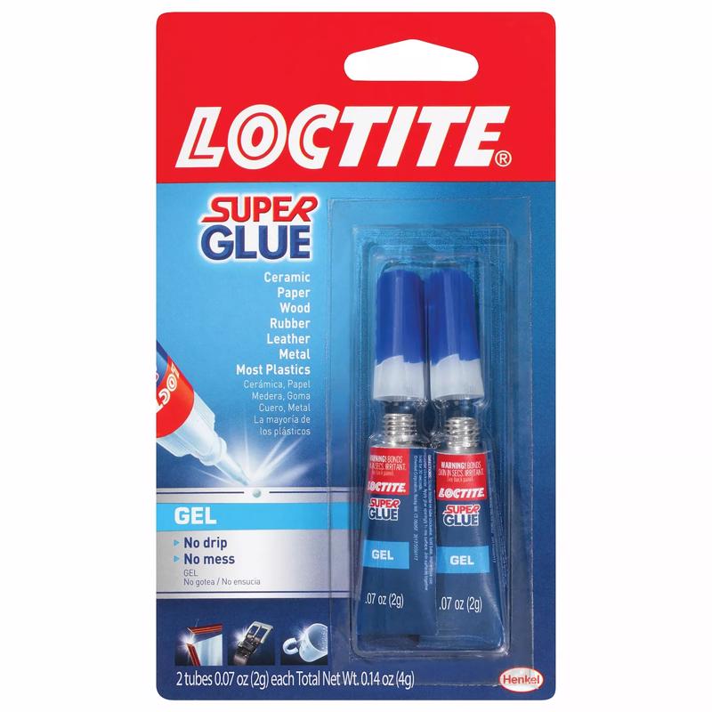 Loctite Super Glue Super Strength Glue Clear Super Glue 0.07 oz, Pack of 12