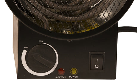 DuraHeat Electric Forced Air Heater, 20A, 240V, 3750 W, 12,800 Btu, Heats approx 400 sq ft, Yellow
