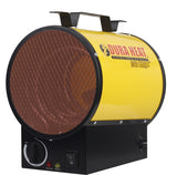 DuraHeat Electric Forced Air Heater, 20A, 240V, 3750 W, 12,800 Btu, Heats approx 400 sq ft, Yellow