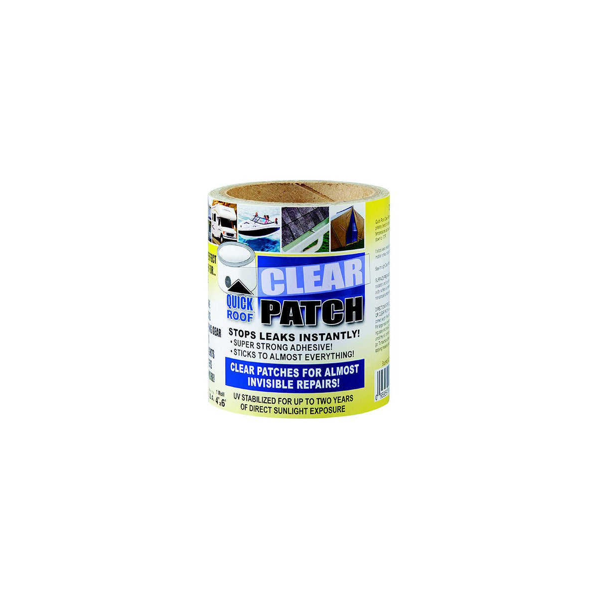 Quick Roof QRCP46 Clear Patch, 4″ x 6″