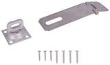 ProSource 33065MGS-BC3L-PS Safety Hasp, 4-1/2 in L, Galvanized Steel, Zinc, 3/8 in Dia Shackle
