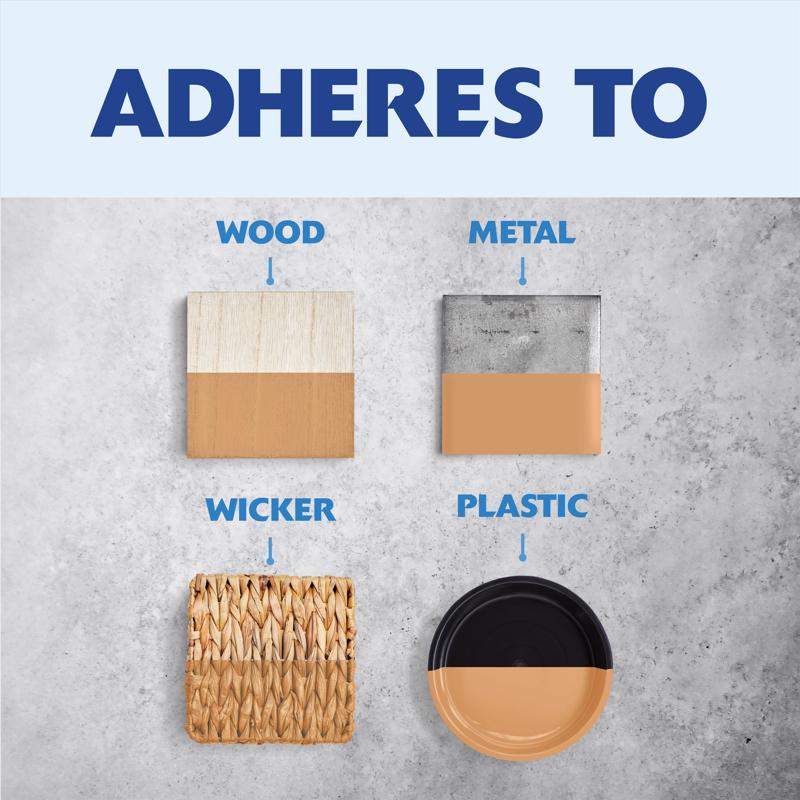 Rust-Oleum Painter's Touch 2X Ultra Cover Gloss Khaki Paint+Primer Spray Paint 12 oz