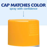 Rust-Oleum Painter's Touch 2X Ultra Cover Gloss Marigold Spray Paint 12 oz, Pack of 6