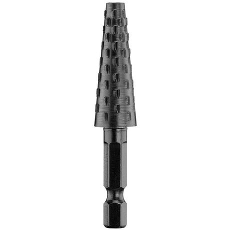 DEWALT DWA4971 Conical Radius End Rotary File, 1/2 in Dia Cutting, 1/4 in Dia Shank, Steel