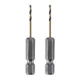 DEWALT DWA5004 Drill Bit, 1/16 in Dia, 2 in OAL, Heavy-Duty, 1/4 in Dia Shank, Hex Shank