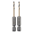 DEWALT DWA5005 Drill Bit, 5/64 in Dia, 2-3/16 in OAL, Heavy-Duty, 1/4 in Dia Shank, Hex Shank