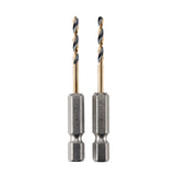 DEWALT DWA5006 Drill Bit, 3/32 in Dia, 2-3/8 in OAL, Heavy-Duty, 1/4 in Dia Shank, Hex Shank
