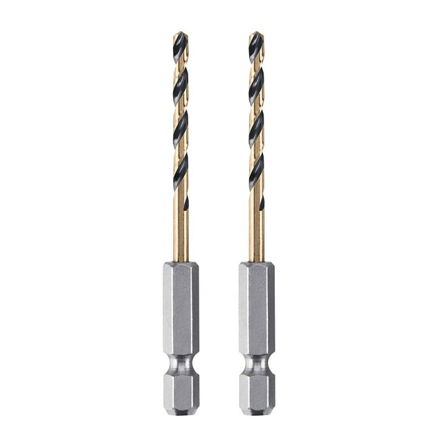 DEWALT DWA5008 Drill Bit, 1/8 in Dia, 2-7/8 in OAL, Heavy-Duty, 1/4 in Dia Shank, Hex Shank
