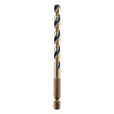 DEWALT DWA5016 Drill Bit, 1/4 in Dia, 4-1/8 in OAL, Heavy-Duty, 1/4 in Dia Shank, Hex Shank