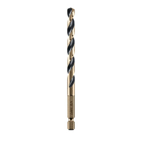 DEWALT DWA5018 Drill Bit, 9/32 in Dia, 4-3/8 in OAL, Heavy-Duty, 1/4 in Dia Shank, Hex Shank