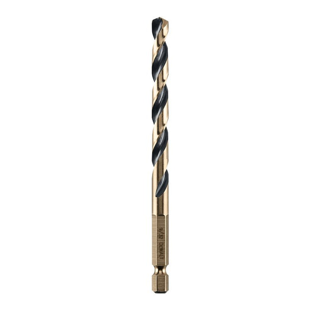 DEWALT DWA5018 Drill Bit, 9/32 in Dia, 4-3/8 in OAL, Heavy-Duty, 1/4 in Dia Shank, Hex Shank
