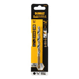 DEWALT DWA5019 Drill Bit, 19/64 in Dia, 4-1/2 in OAL, Heavy-Duty, 1/4 in Dia Shank, Hex Shank