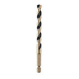 DEWALT DWA5020 Drill Bit, 5/16 in Dia, 4-5/8 in OAL, Heavy-Duty, 1/4 in Dia Shank, Hex Shank
