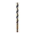DEWALT DWA5021 Drill Bit, 21/64 in Dia, 4-3/4 in OAL, Heavy-Duty, 1/4 in Dia Shank, Hex Shank