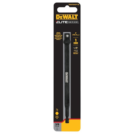 DEWALT ELITE Series DWAFE6ADPT12 Socket Adapter, 1/2 in Drive, Square Drive, 6 in L