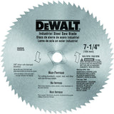 DEWALT DW3329 Saw Blade, 7-1/4 in Dia, 5/8 in Arbor, 68-Teeth, Steel Cutting Edge