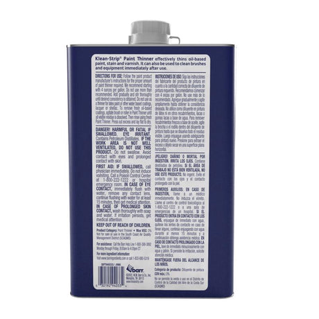 Klean Strip Mineral Spirits Paint Thinner 1 qt, Pack of 6