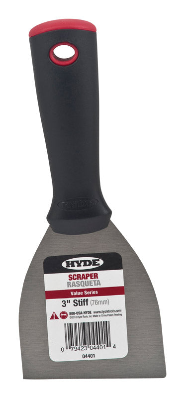 Hyde Value Series 3 in. W High Carbon Steel Stiff Wall Scraper, Pack of 5