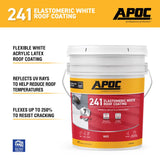 APOC Gloss White Acrylic Roof Coating 5 gal